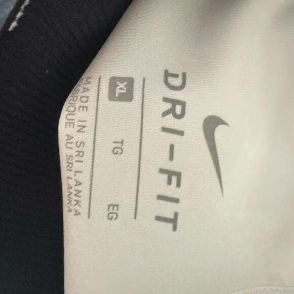 Nike Pro Dri-Fit White Activewear Compression Women's XL Crop Leggings Athletic - Picture 6 of 7